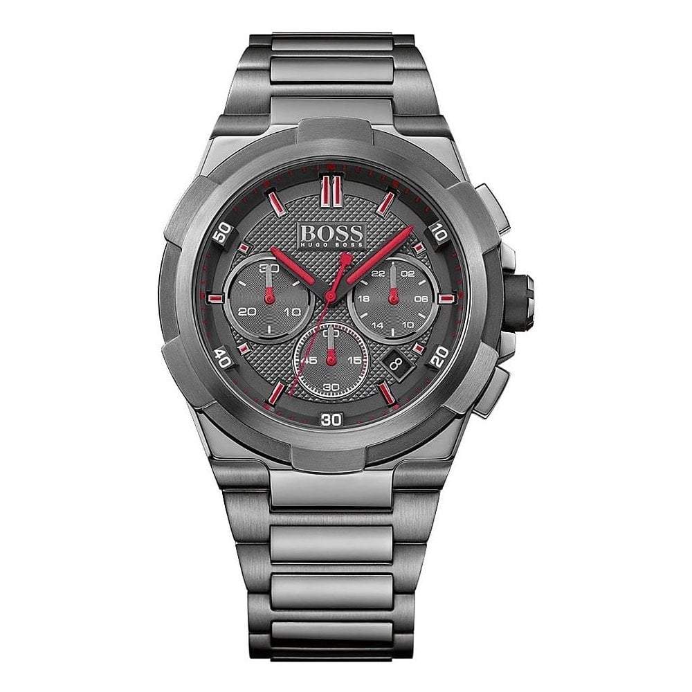 Hugo Boss Men's Watch Chronograph Supernova Gun Metal - HB1513361